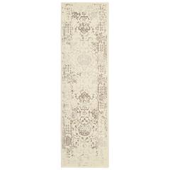 Glistening Nights Area Rug, Ivory, 2'2" x 7'6"