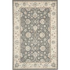 Rectangle Farmhouse Machine Made Area Rug