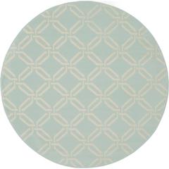 Coastal, Nautical & Beach Round Area Rug, 5' x Round