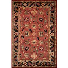 Tahoe Area Rug, Rust, 3'9" x 5'9"