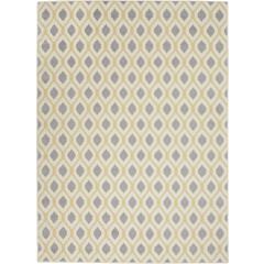 Grafix Area Rug, White, 5'3" x 7'3"