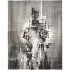 Modern Rectangle Area Rug, 8' x 10'