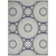 CLA03 Calobra Blue Area Rug- 5'3" x 7'3"