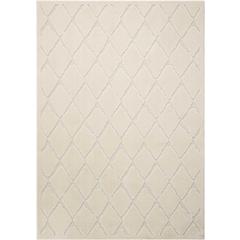 Gleam Area Rug, Ivory, 5'3" x 7'3"