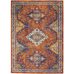 Bohemian Rectangle Area Rug, 5' x 7'