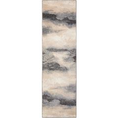 Modern Runner Area Rug, 10' Runner