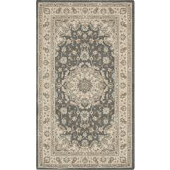 Nourison Living Treasures Area Rug, 2'6" x 4'3", Grey/Ivory