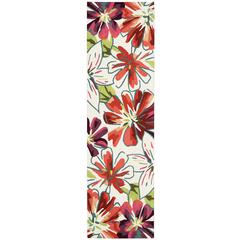 Contemporary Runner Area Rug, 8' Runner