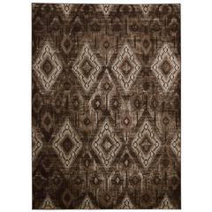Karma Area Rug, Chocolate, 5'3" x 7'4"