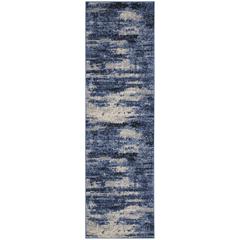 Modern Runner Area Rug, 7' Runner