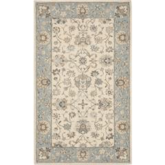 Rectangle Farmhouse Machine Made Area Rug