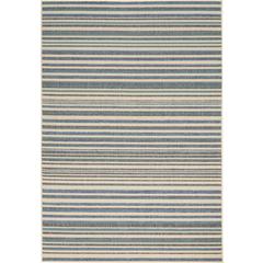 Barclay Butera Lido Blue/Cream Area Rug by Nourison