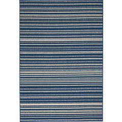 Barclay Butera Lido Navy/Cream Area Rug by Nourison