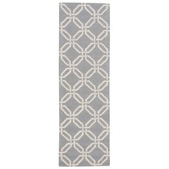 Linear Area Rug, Light Blue, 2'3" x 7'6"