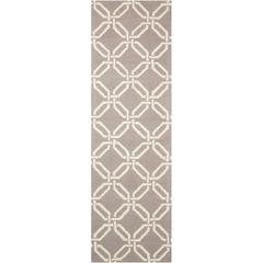 Linear Area Rug, Silver, 2'3" x 7'6"