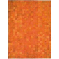 Bbl4 Medley Rectangle Rug By, Tangerine, 8' X 11'