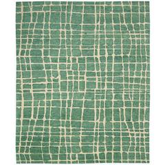 Tahoe Modern Turquoise Green Area Rug