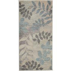 Tranquil Area Rug, Ivory/Light Blue, 2' x 4'