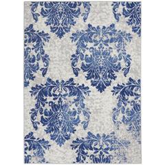 WHS11 Whimsicle Ivory Navy Area Rug- 4' x 6'