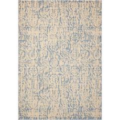 Nourison Nepal Ivory Blue Area Rug