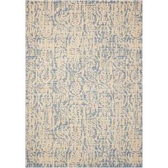 Nourison Nepal Ivory Blue Area Rug