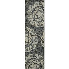 Modern Runner Area Rug, 8' Runner