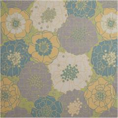 Home & Garden Area Rug, Green, 8'6" x SQUARE