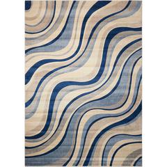 Nourison Somerset Ivory Blue Area Rug