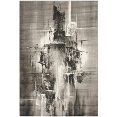 Modern Rectangle Area Rug, 6' x 8'