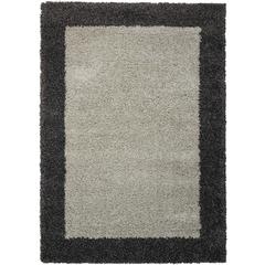 Amore Area Rug, Silver/Charcoal, 3'11" x 5'11"