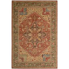 Rectangle Traditional Machine Made Area Rug