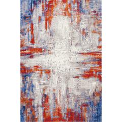 Modern Rectangle Area Rug, 6' x 8'