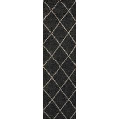 Brisbane Area Rug, Charcoal, 2'2" x 7'6"