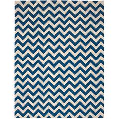 Portico Navy Indoor/Outdoor Area Rug
