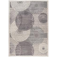 Graphic Illusions Area Rug, Grey, 9' x 12'
