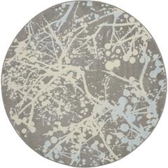 Jubilant Area Rug, Grey, 5'3" x ROUND