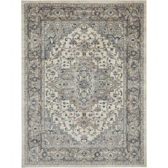 Nourison Quarry 7' x 10' Ivory/Grey Area Rug