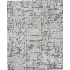 Symmetry Area Rug, Ivory/Taupe, 7'9" X 9'9"