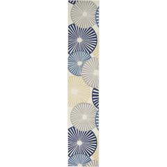 Contemporary Runner Area Rug, 12' Runner