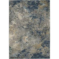 Nourison Artworks Area Rug, Blue/Grey, 5'6" x 8', ATW02