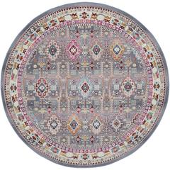 Bohemian Round Area Rug, 6' x Round