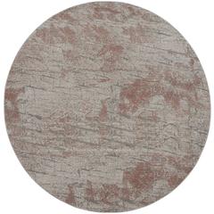 Modern Round Area Rug, 5' x Round