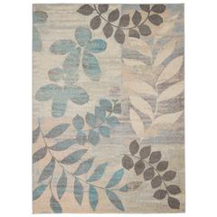 Tranquil Area Rug, Ivory/Light Blue, 5'3" x 7'3"