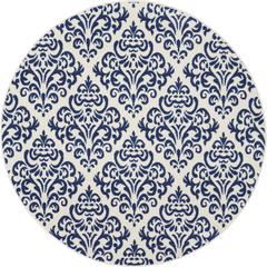 Transitional Round Area Rug, 5' x Round
