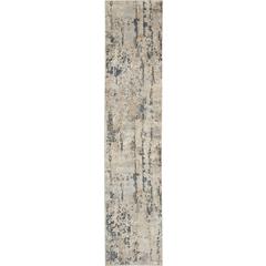 Nourison Quarry 2'2 x 12', Beige/Grey Area Rug