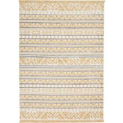 Nourison Kamala Area Rug, 7'10" x 10'6", Yellow