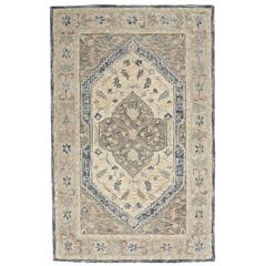 BAH03 Bahari Grey Area Rug- 5' x 7'