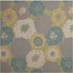 Home & Garden Area Rug, Green, 6'6" x SQUARE