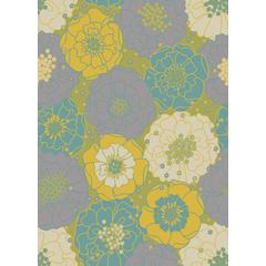 Home & Garden Area Rug, Green, 4'3" x 6'3"