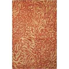 Tahoe Modern Rust/Beige Area Rug